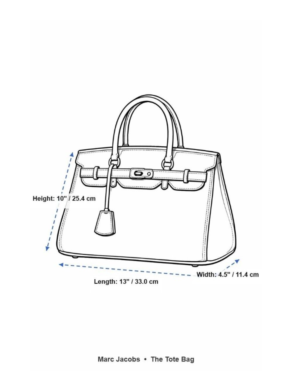 Marc Jacobs The Monogram Medium Jacquard Beige Canvas Tote Bag H076M01RE21-261 - Picture 15 of 15